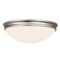 Access Lighting Atom, LED Flush Mount, Brushed Steel Finish, Opal Glass 20726LEDDLP-BS/OPL - alternate 1